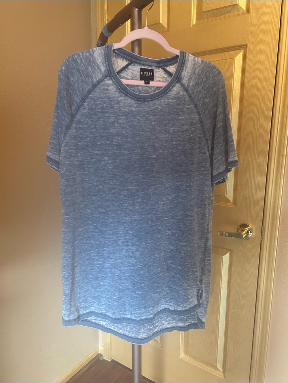Guess Heathered weathered tee shirt
